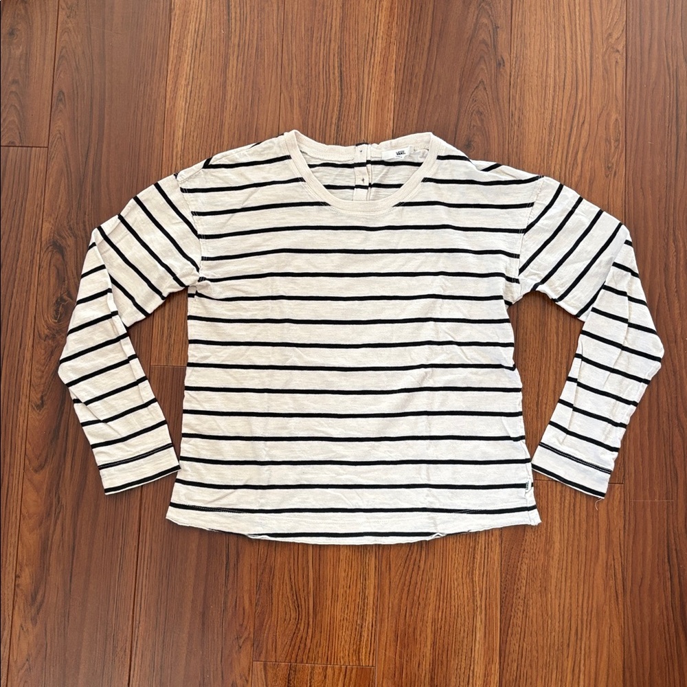 Vans XS Long Sleeve Striped Top